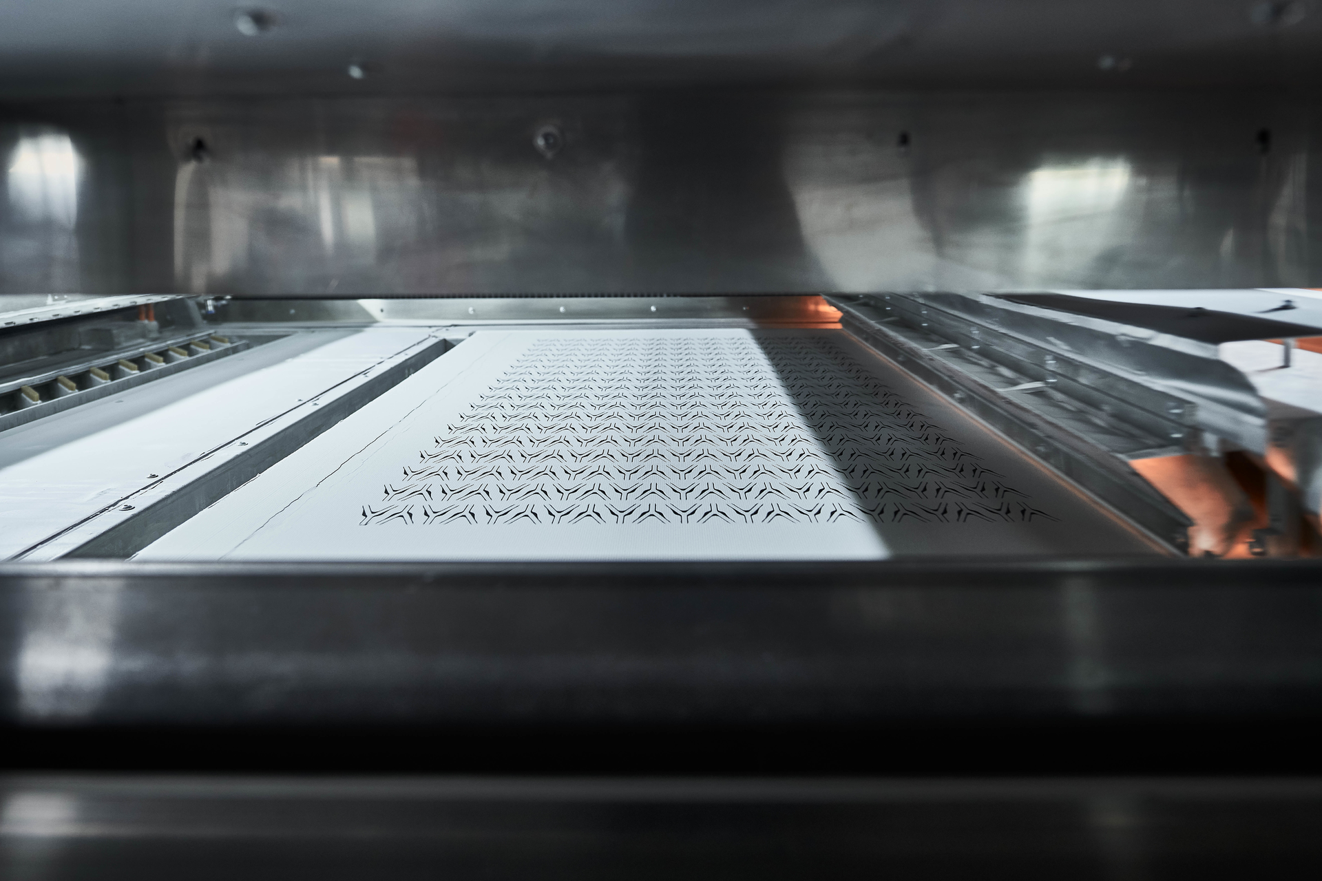 Voxeljet's high-speed sintering technology uses an infrared-energy-absorbing ink to mark white polymer powder. Makers of 3D printing technologies, like Voxeljet's VX1000 HSS, currently available as a beta version, say material options continue to improve for users.