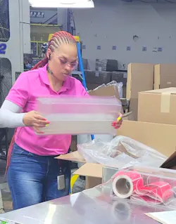Originally a temporary picker/packer at Maryland Thermoform, Melva Douglas has thrived since the plant, now known as Mercury Plastics, embraced lean manufacturing concepts. She's now a shift supervisor. Originally a temporary picker/packer at Maryland Thermoform, Melva Douglas has thrived since the plant, now known as Mercury Plastics, embraced lean manufacturing concepts. She's now a shift supervisor.