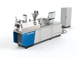 KraussMaffei has updated its ZE 28 BluePower twin-screw extruder with a low-cost standard version that will make it available with shorter delivery times. KraussMaffei has updated its ZE 28 BluePower twin-screw extruder with a low-cost standard version that will make it available with shorter delivery times.