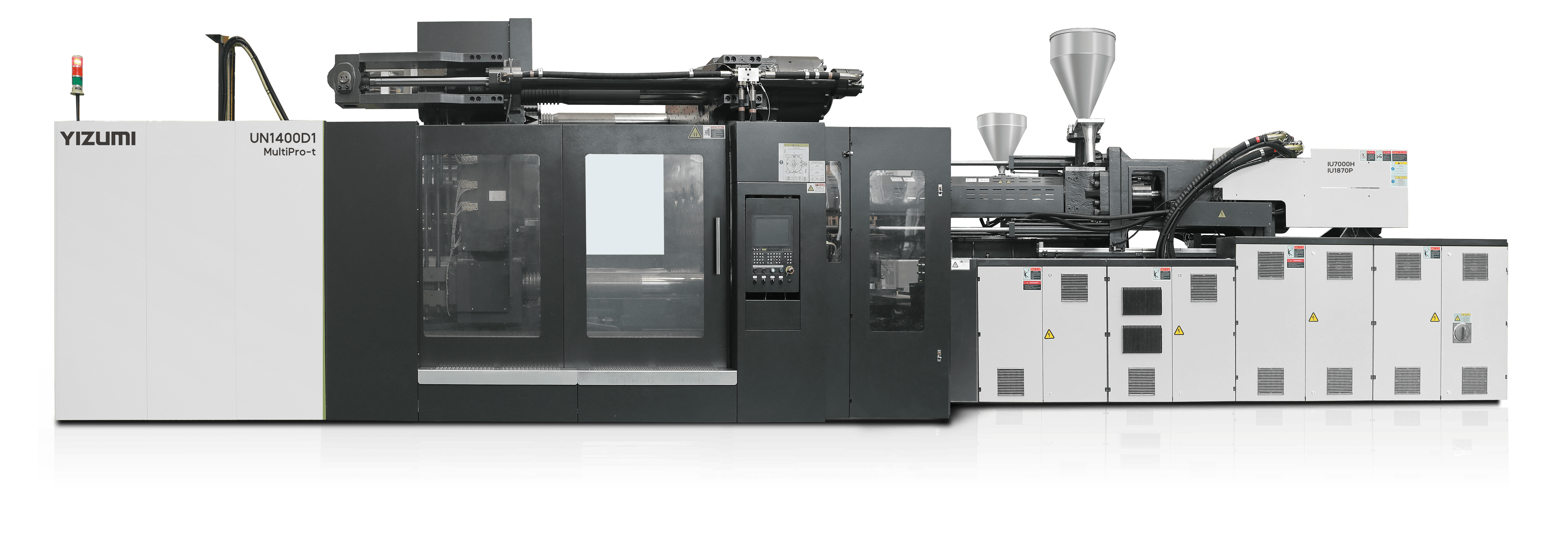 The injection molding machines in Yizumi-HPM's D1 series are designed for very large parts.