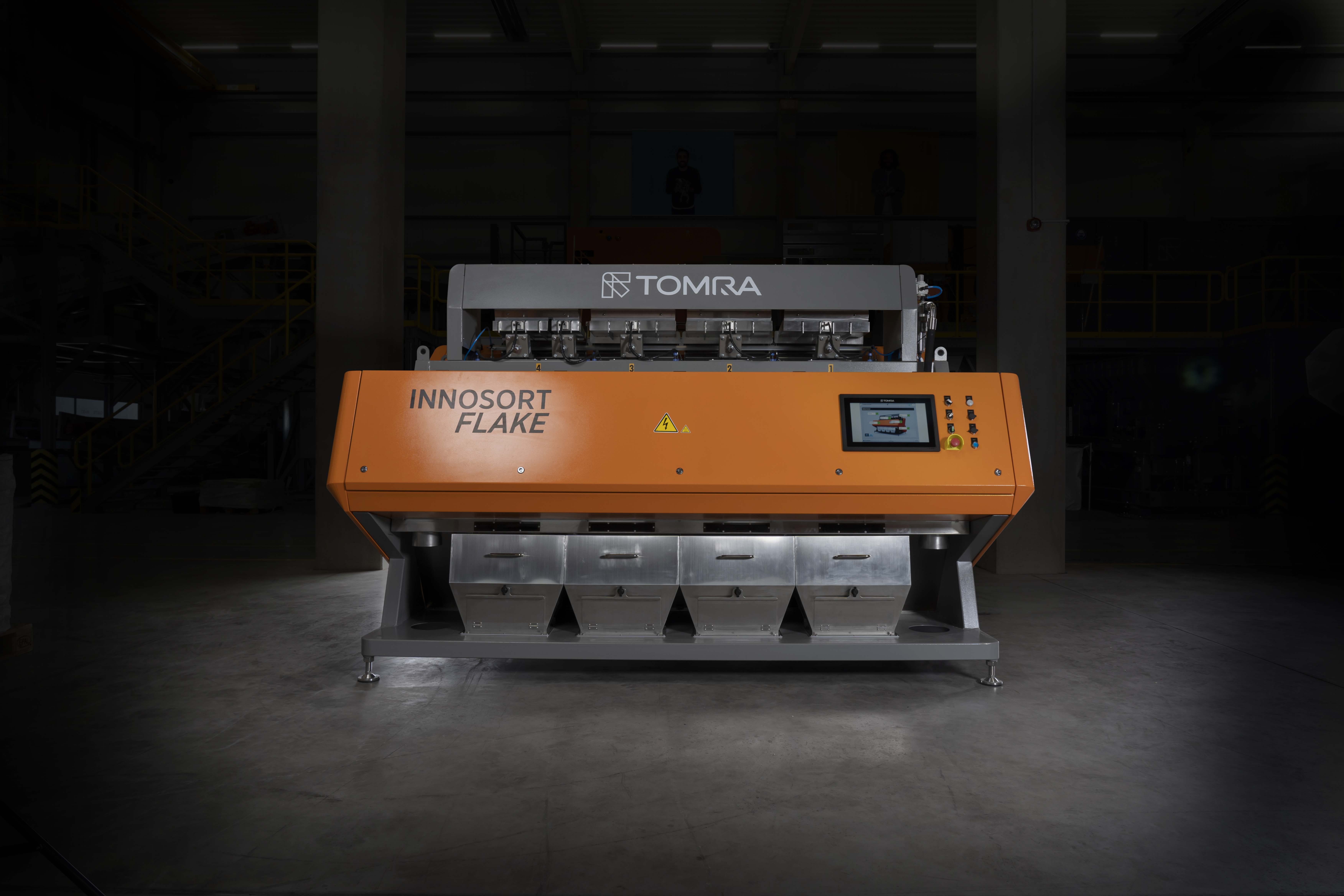 Tomra's upgraded Innosort Flake NIR system offers more precise sorting.