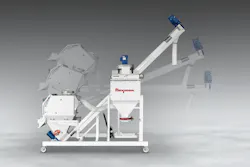 This Flexicon mobile conveyor system is stable, easy to clean and includes a side-mounted dust collector. This Flexicon mobile conveyor system is stable, easy to clean and includes a side-mounted dust collector.