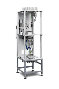 Piovan UnaDyn's EasyLink+ automated coupling station automatically delivers the right materials to the right machine. Piovan UnaDyn's EasyLink+ automated coupling station automatically delivers the right materials to the right machine.