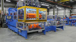 Rocheleau offers several new options on its RS-90 blow molding machine. Rocheleau offers several new options on its RS-90 blow molding machine.