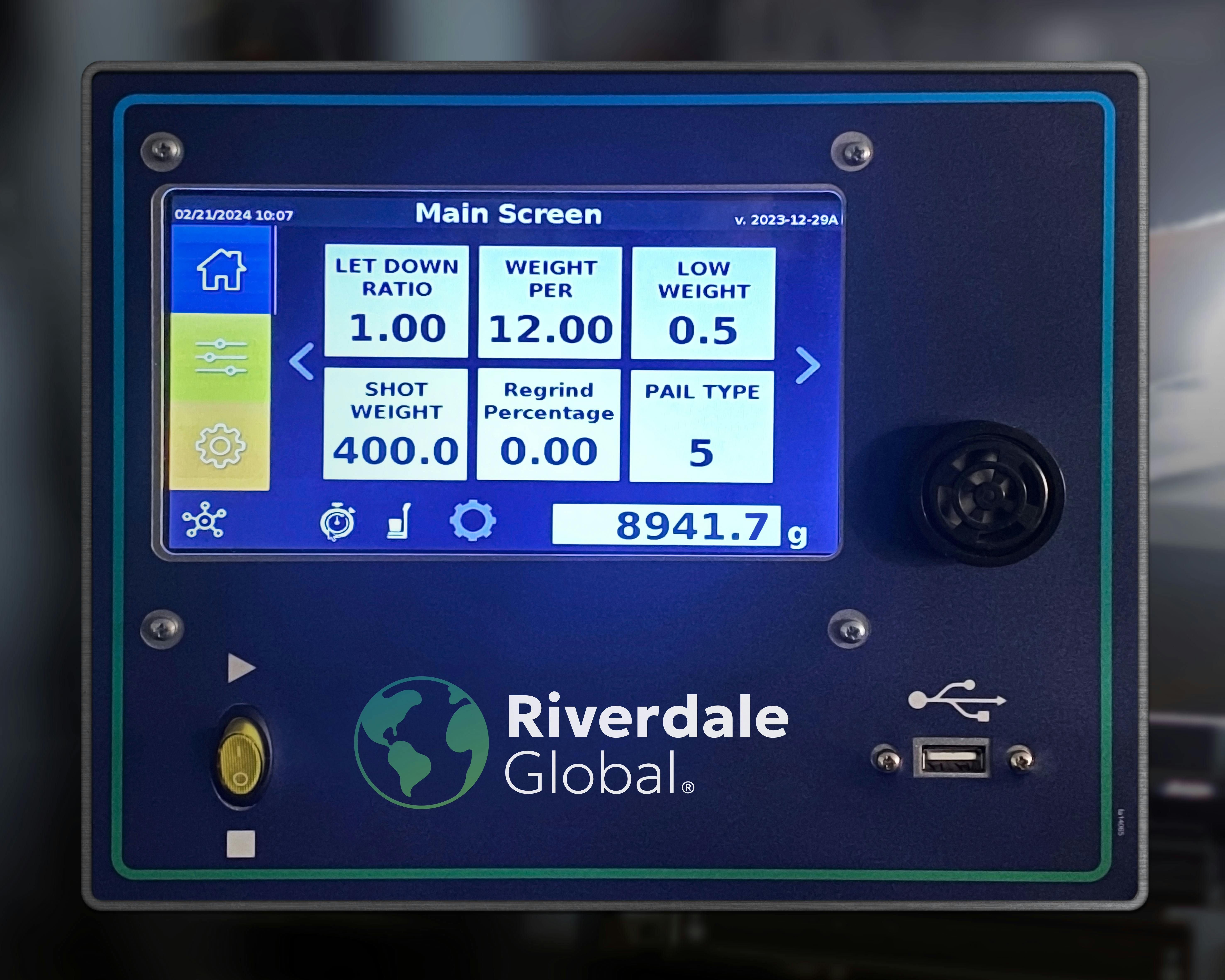 The Riverdale Gravimetric System has an updated controller.