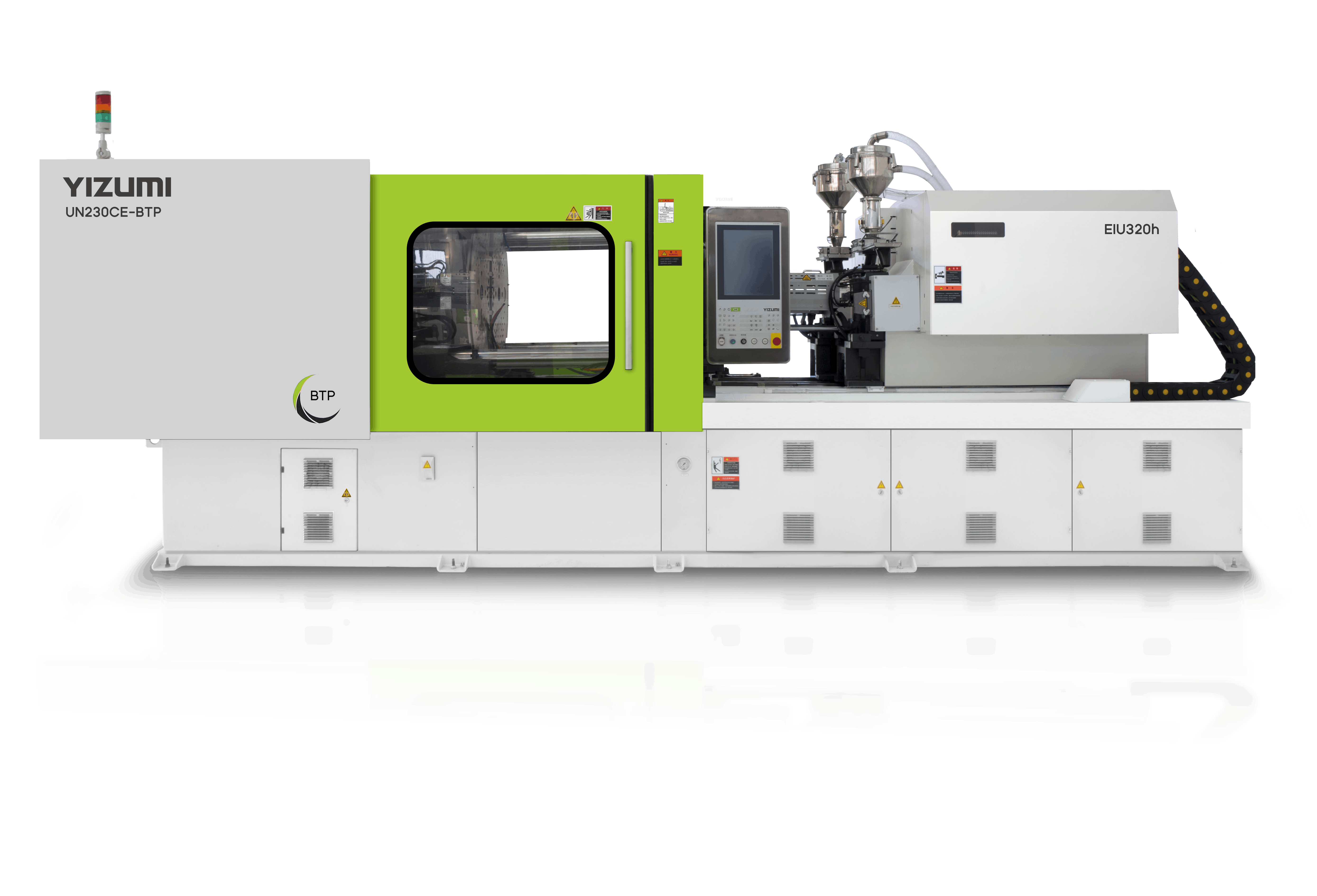 At NPE, Yizumi will demonstrate the 258-ton UN230CE-BTP. all-electric injection molding machine.