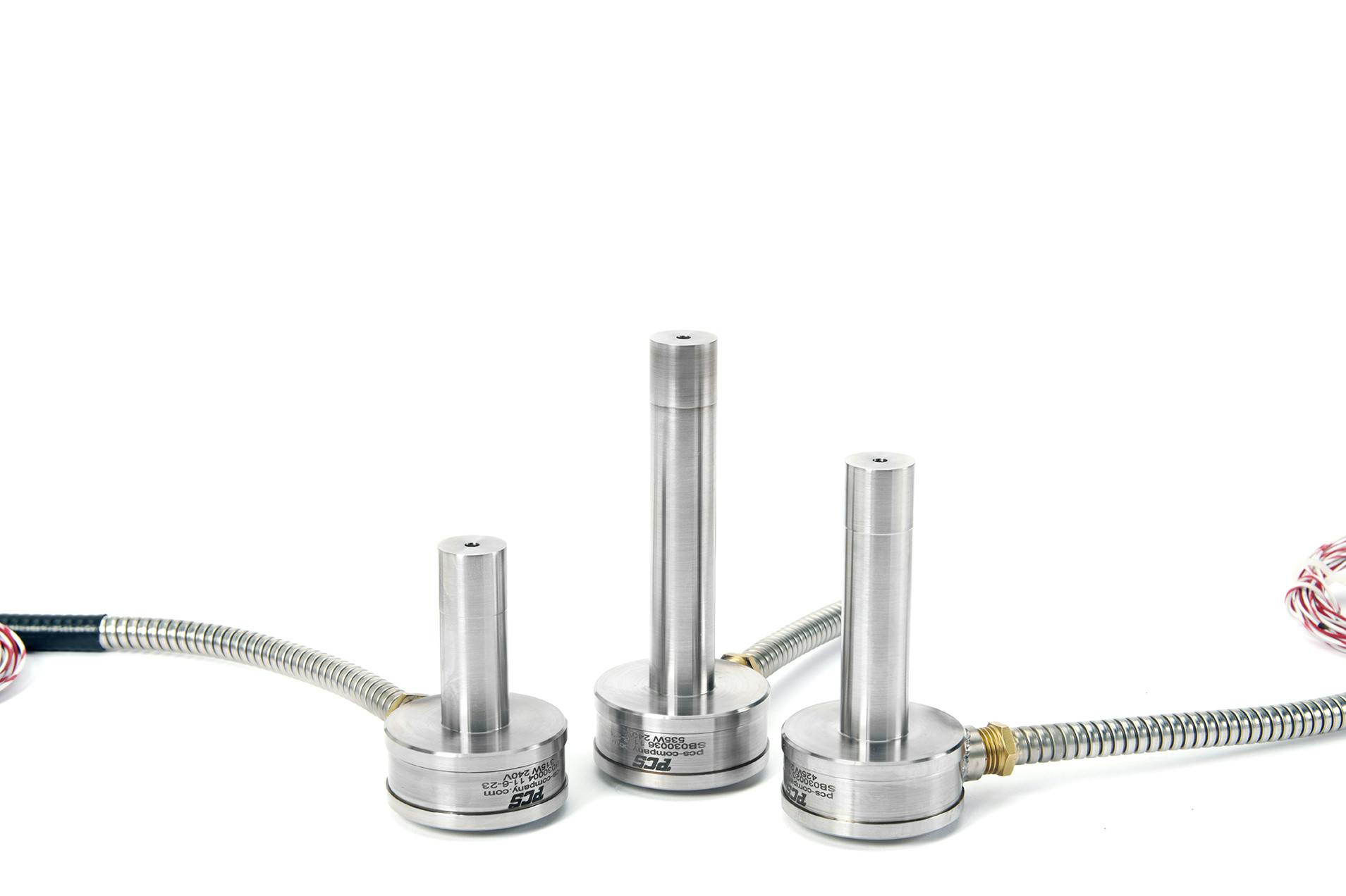 These heated sprue bushings from PCS shorten cycle times.