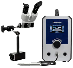 Gesswein's Micro Tig Welder U6 - 110V can be used to repair parting lines, mold seams, three-point corners and edges. Gesswein's Micro Tig Welder U6 - 110V can be used to repair parting lines, mold seams, three-point corners and edges.