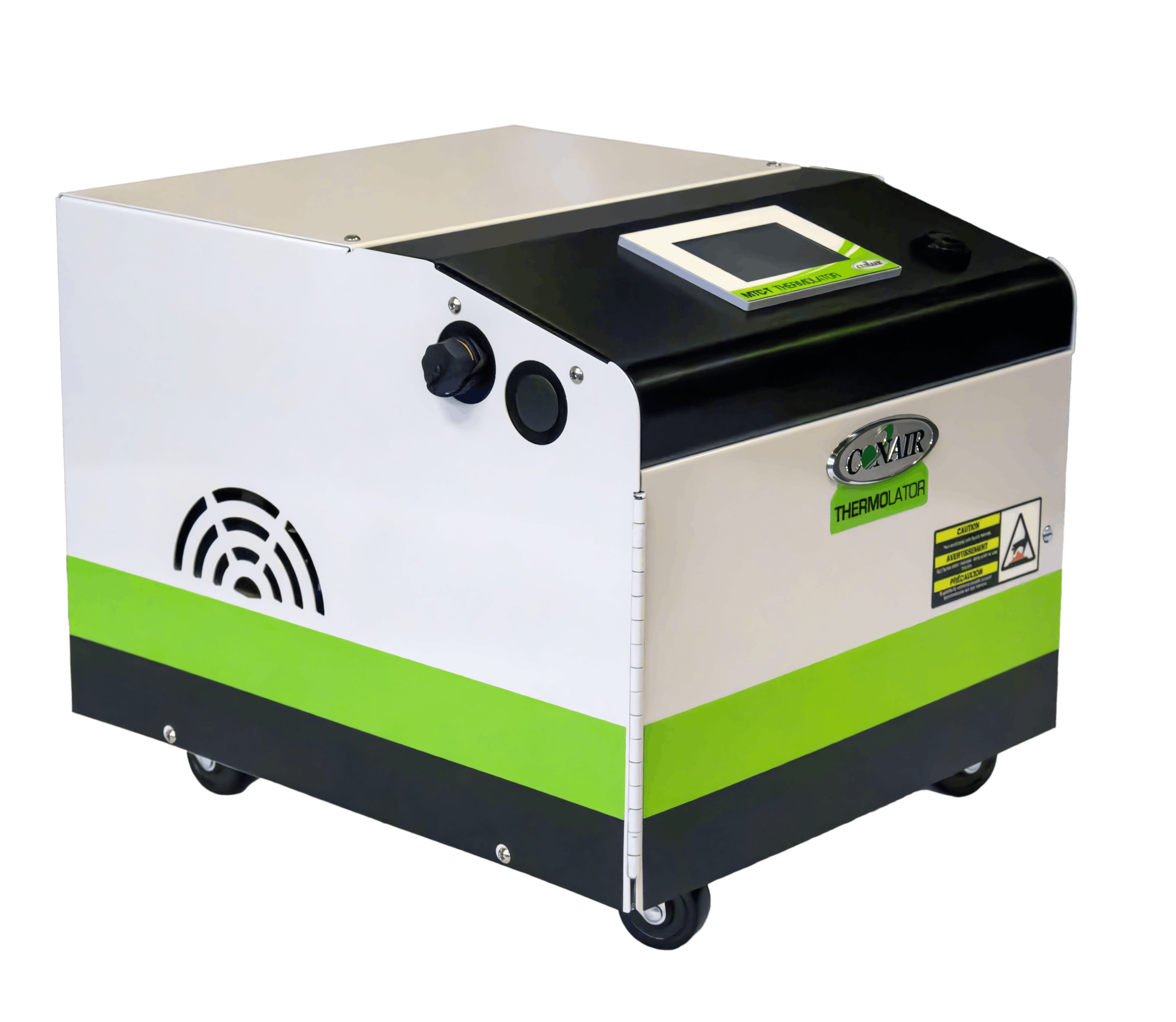 Conair's MicroTemp Thermolator is compact enough to fit under a small IMM.