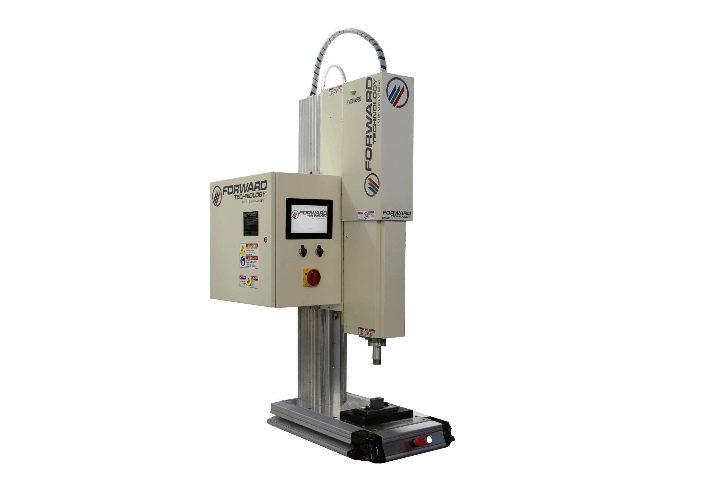 Forward Technology's HD-OSW servo motor spin welder has added user-friendly features.