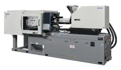 Nissei used a NEX80Ⅴ-9E injection molding machine, equipped with a new standard screw, designed to minimize issues caused by poor plasticization, to mold combs from a biobased, biodegradable material at NPE2024. Nissei used a NEX80Ⅴ-9E injection molding machine, equipped with a new standard screw, designed to minimize issues caused by poor plasticization, to mold combs from a biobased, biodegradable material at NPE2024.