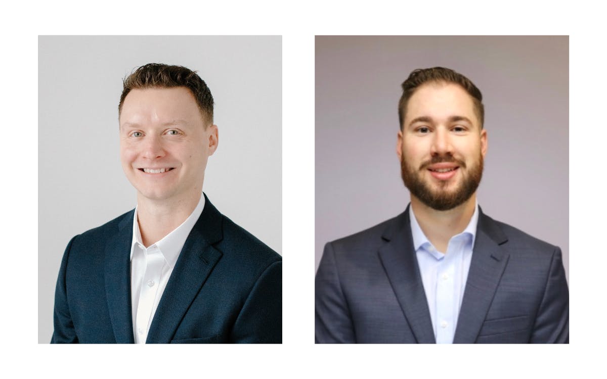 Joe Platek, left, and Mike Tuchalski Jr.