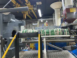 Wrapping insulation jacketing around injection molding machines is 'the most cost-effective thing I have ever seen,' APenergy consultant Matt Flanigan says. Wrapping insulation jacketing around injection molding machines is 'the most cost-effective thing I have ever seen,' APenergy consultant Matt Flanigan says.