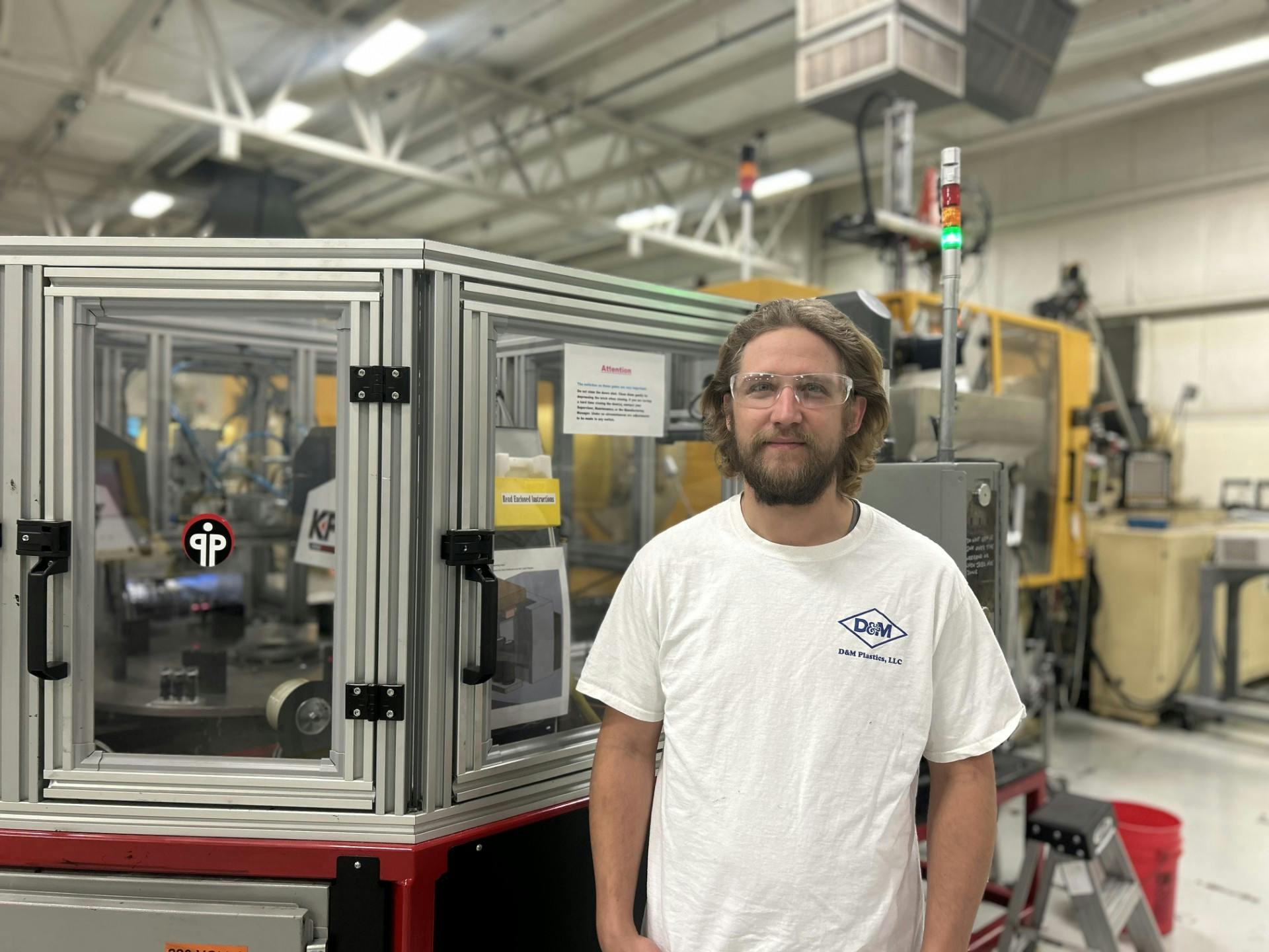 Though relatively new to his job at D&M Plastics in Burlington, Ill.,, second-shift foreman Kyle Bellon is excited about the culture at the small molding shop, where workers are encouraged to share their ideas for improvement.