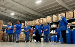 Workers at D&M Plastics meet in short, every-shift huddles to brainstorm new ideas and stay abreast of important operating and financial information. Workers at D&M Plastics meet in short, every-shift huddles to brainstorm new ideas and stay abreast of important operating and financial information.