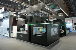 The DLyte 100 cell from GPainnova automates polishing of parts. The DLyte 100 cell from GPainnova automates polishing of parts.