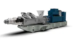 The MAS 110 extruder was developed with the assistance of AI simulations. The MAS 110 extruder was developed with the assistance of AI simulations.