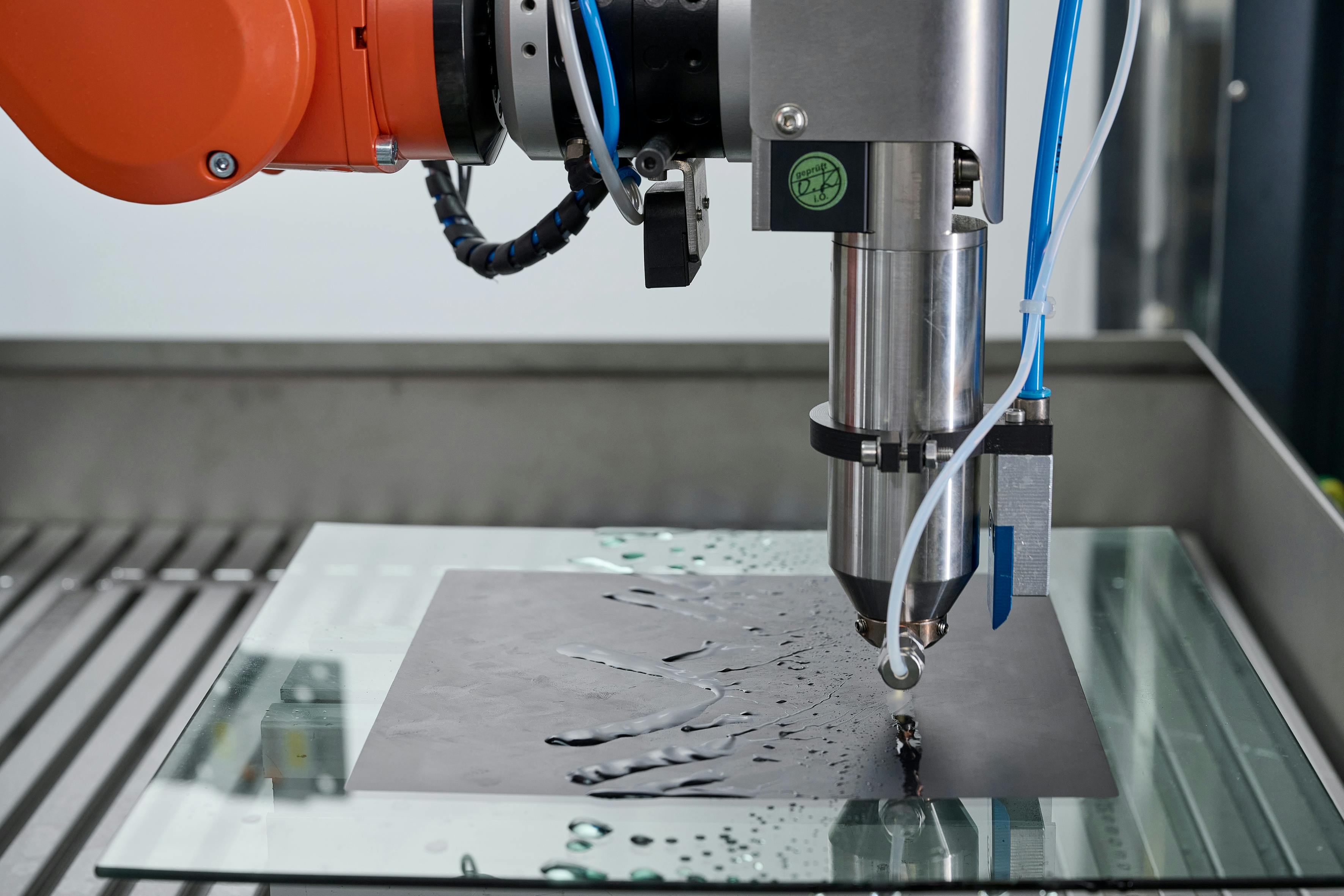 The HydroPlasma system uses a stream of ionized water for cleaning surfaces.