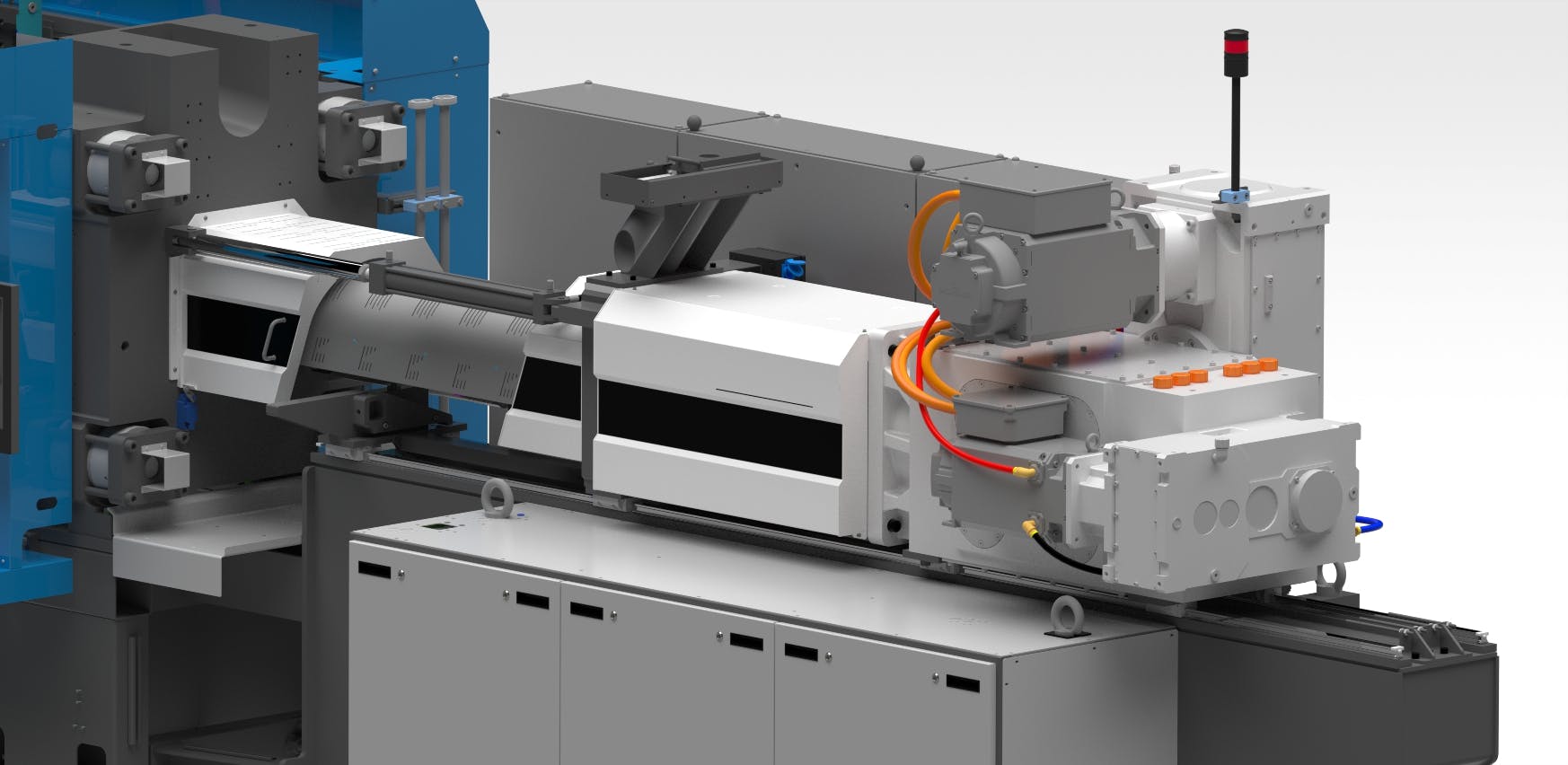 Stork's all-electric injection molding machine line offers improved efficiency.