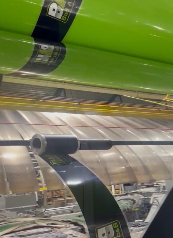 Polyfuze's Polymer Fusion technology permanently affixes labels to extruded products.