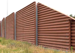 RMP Global sees high demand for its recycled plastic noise walls. RMP Global sees high demand for its recycled plastic noise walls.