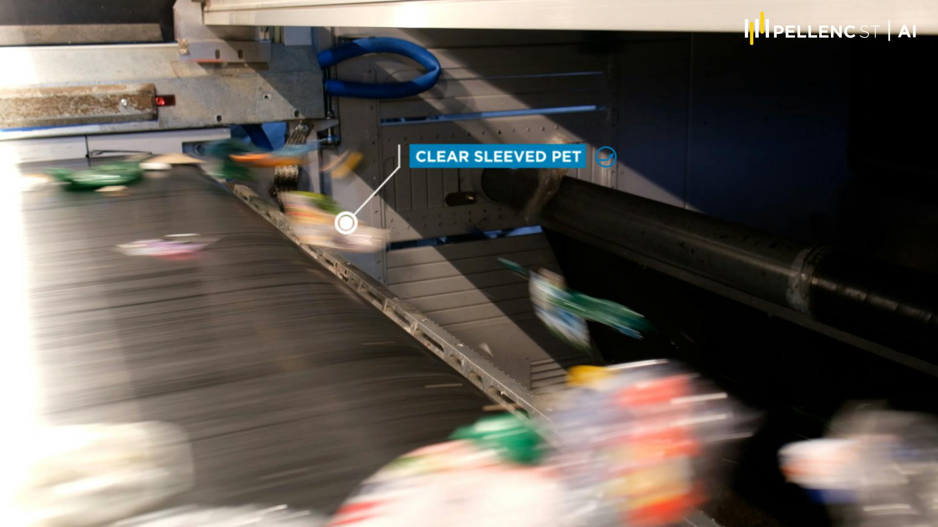 Pellenc's AISee technology provides real-time information on a waste stream.