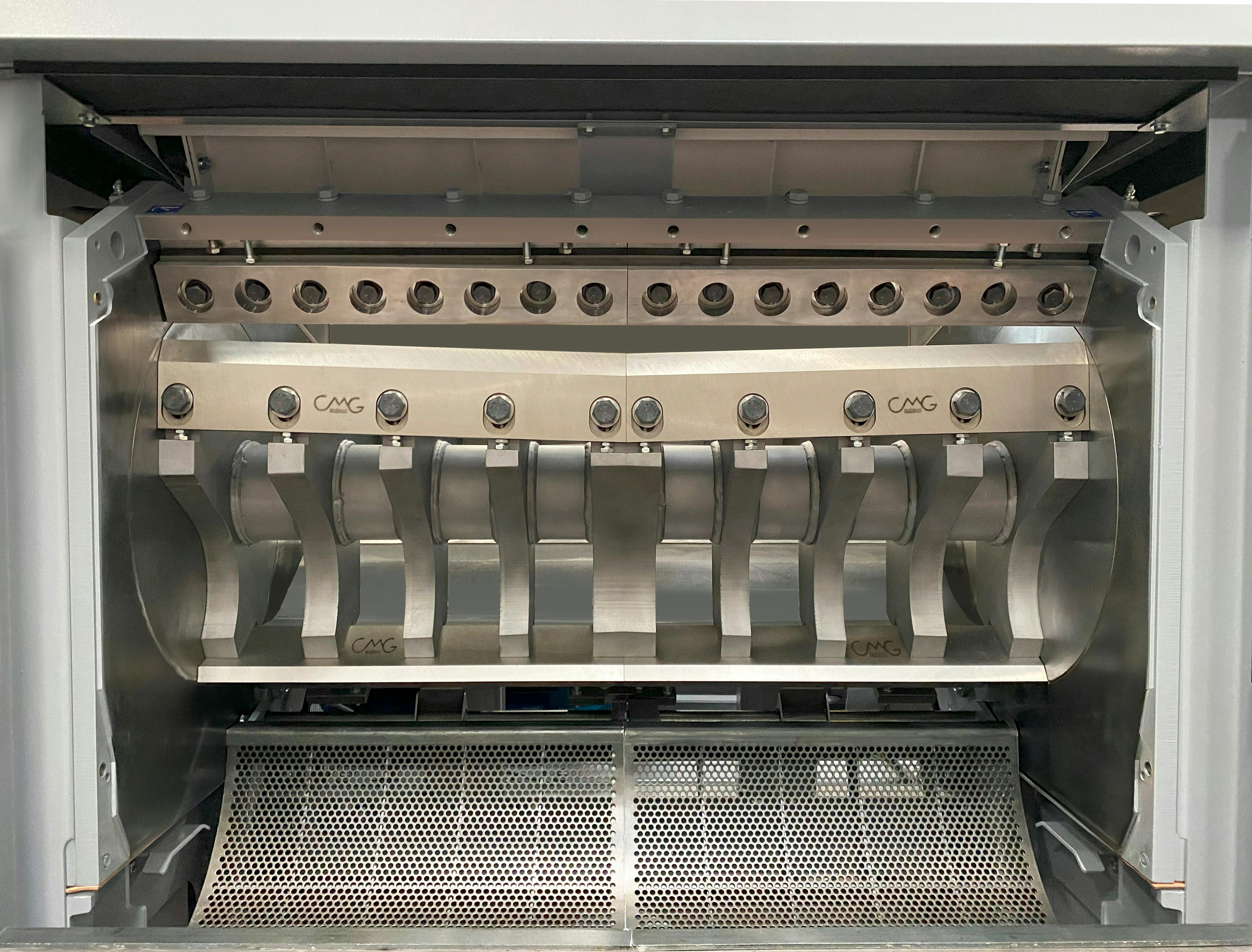 CMG's G55 granulators can handle a variety of shapes and sizes of material.
