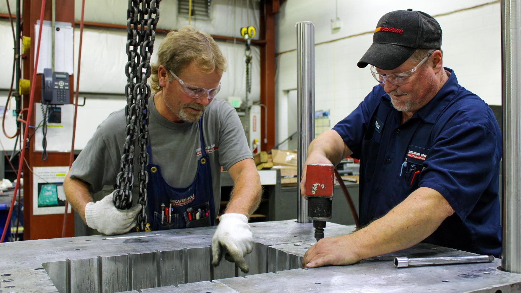 Mold repair and service make up a big part of Decatur Mold's business. Rhonda Lustenberger, majority owner and president of the North Vernon, Ind., mold making plant, says, 'repair work takes a different skill set that I think a lot of people don't have,' compared with building new molds, which 'can be more scientific.'