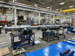 A 180mm R&B Max Extruder barrel during assembly. A 180mm R&B Max Extruder barrel during assembly.