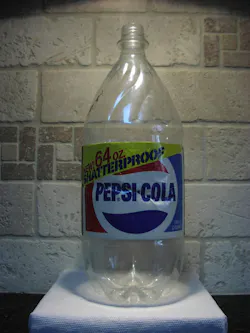 The 1977 Pepsi Swirl is an early example of decorative bottle design from Dan Weissmann's collection. The 1977 Pepsi Swirl is an early example of decorative bottle design from Dan Weissmann's collection.