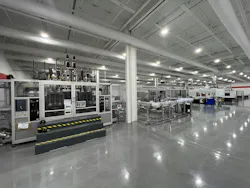 A view of blow molding operations at Currier Plastics A view of blow molding operations at Currier Plastics