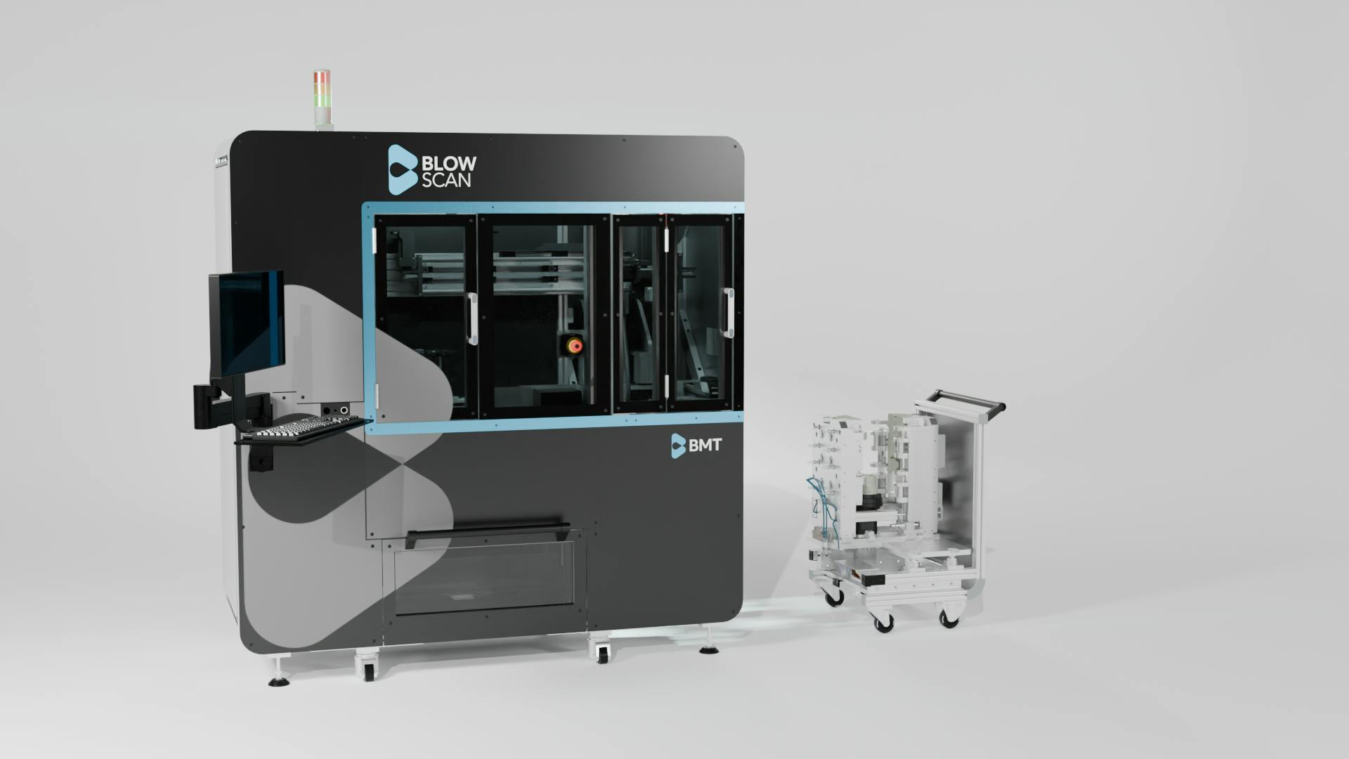 The BMT Blowscan uses simulation and analysis to help evaluate preform behavior.