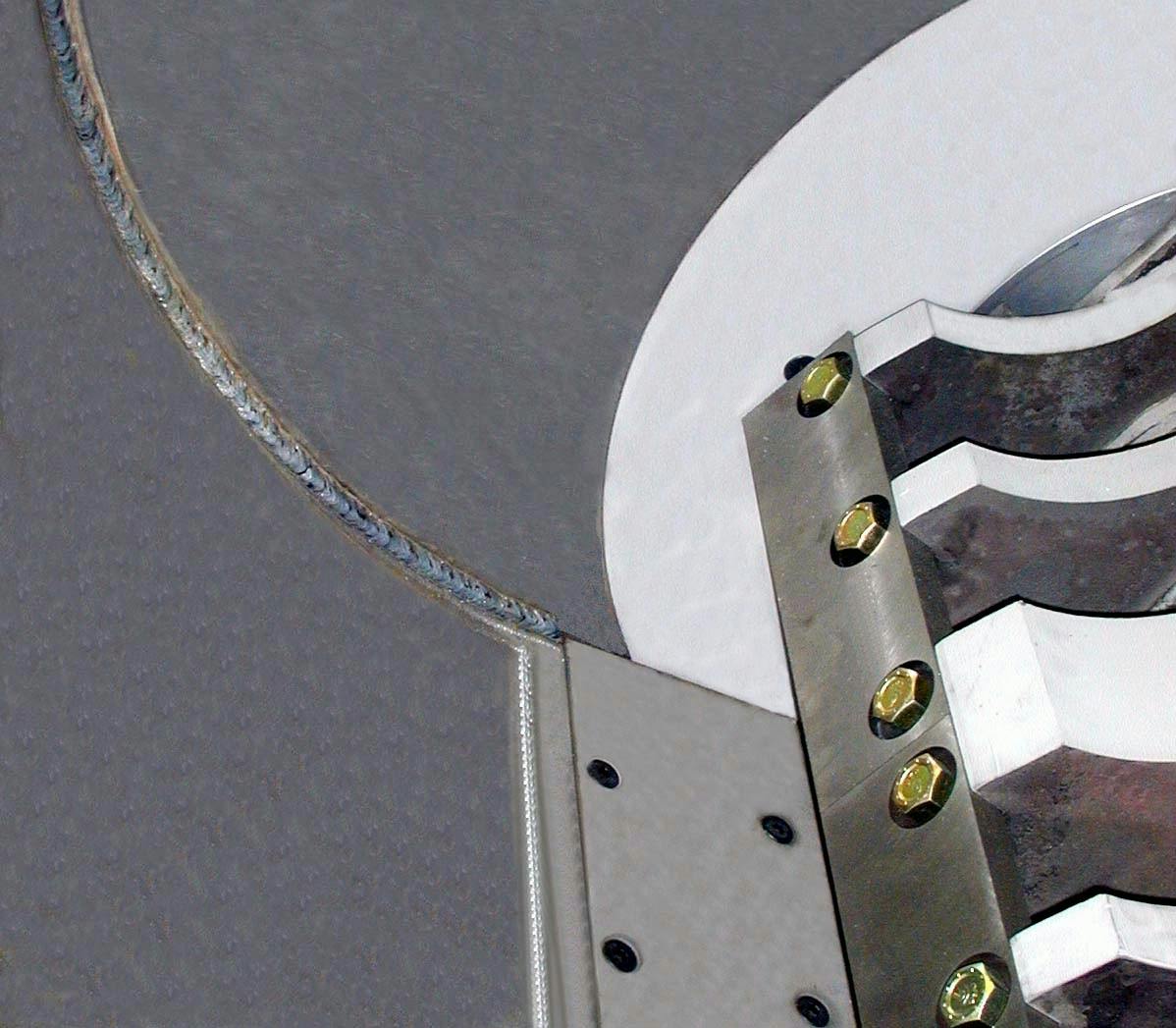 Tool steel inserts for Rotogran's granulators are more robust than previous models.