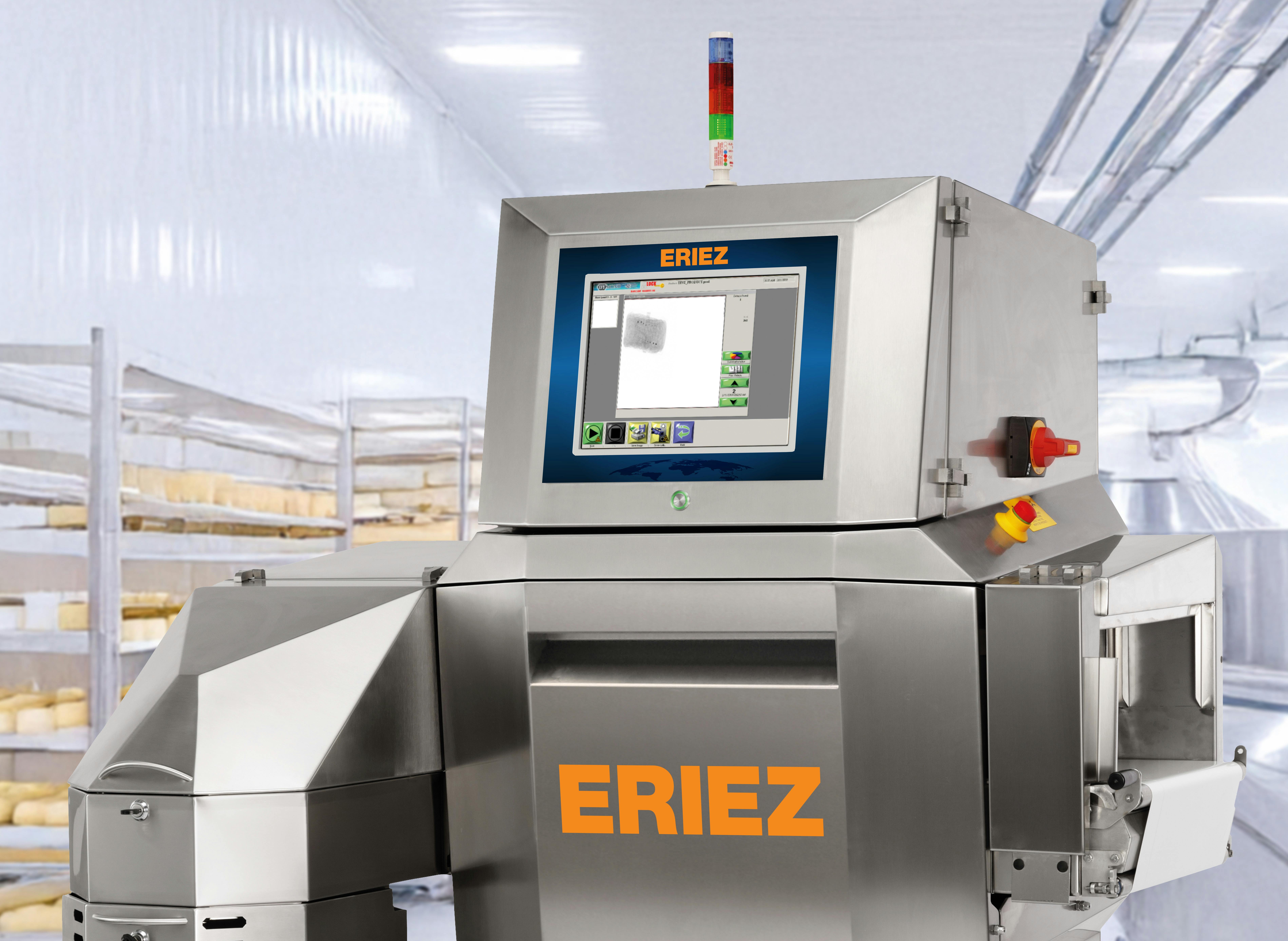 The SenseGuard X-ray inspection system line from Eriez can detect contaminants in packaged goods, containers and bulk material for recycling.