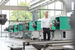 Tobias Bauer is managing director of sales and after-sales, Arburg GmbH + Co. KG, and president of Euromap. Tobias Bauer is managing director of sales and after-sales, Arburg GmbH + Co. KG, and president of Euromap.