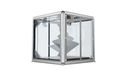 The Wasp Cubo HDP printer is environmentally friendly and can print difficult materials. The Wasp Cubo HDP printer is environmentally friendly and can print difficult materials.