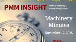 Logo for Plastics Machinery & Manufacturing's Machinery Minutes podcast Logo for Plastics Machinery & Manufacturing's Machinery Minutes podcast
