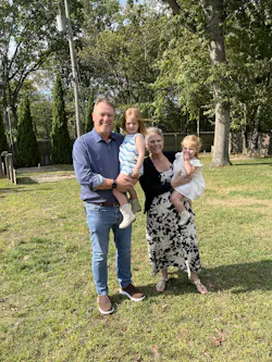 Wittmann USA Inc. President Sonny Morneault and his wife, Deidre, enjoying spending time with their granddaughters, Harper and Lyla. Wittmann USA Inc. President Sonny Morneault and his wife, Deidre, enjoying spending time with their granddaughters, Harper and Lyla.
