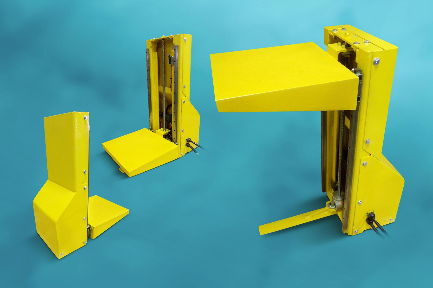 These lift tables from Air Technical Industries are precise enough for sensitive applications.