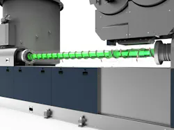 PredictOn:Plastification uses ultrasonic sensors to monitor the extruder screws on Erema recycling systems. PredictOn:Plastification uses ultrasonic sensors to monitor the extruder screws on Erema recycling systems.