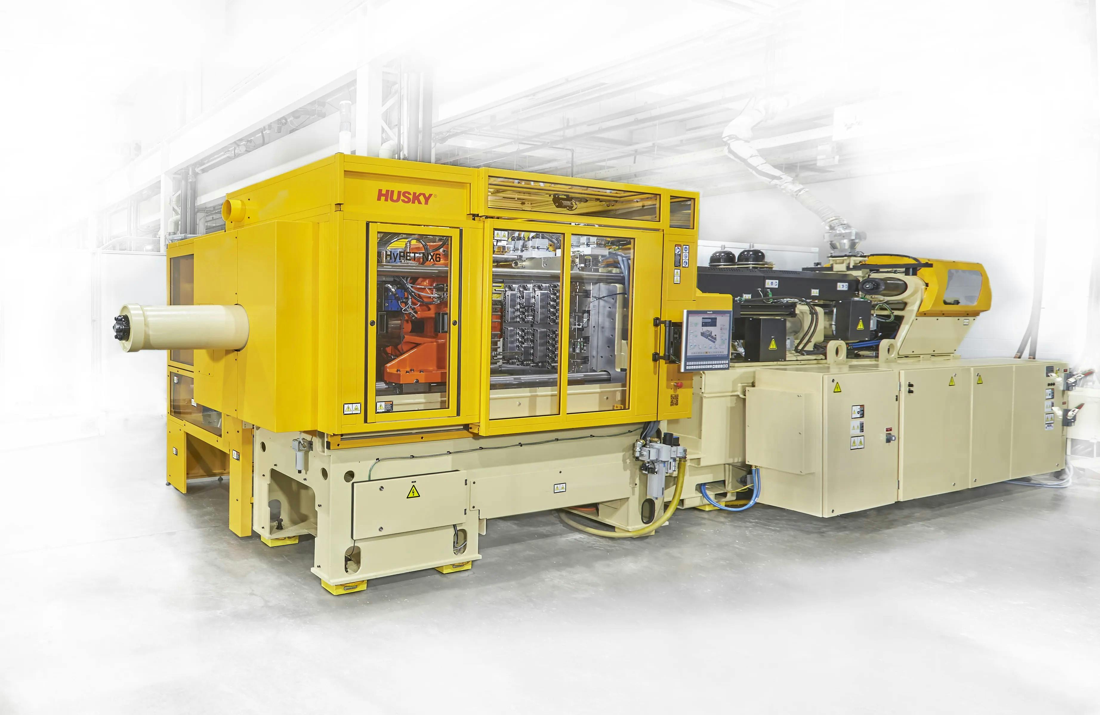 Husky's HyPET NX6 injection molding machine for preforms
