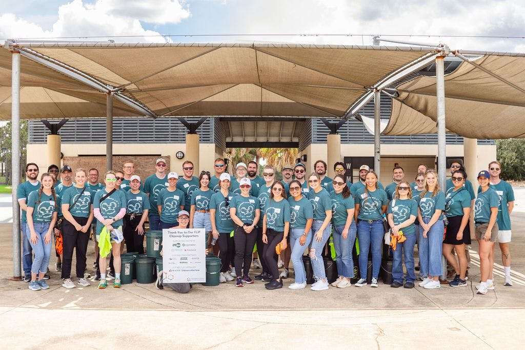FLiP members participated in a local litter cleanup at the National Plastics Conference in 2025 in Orlando.