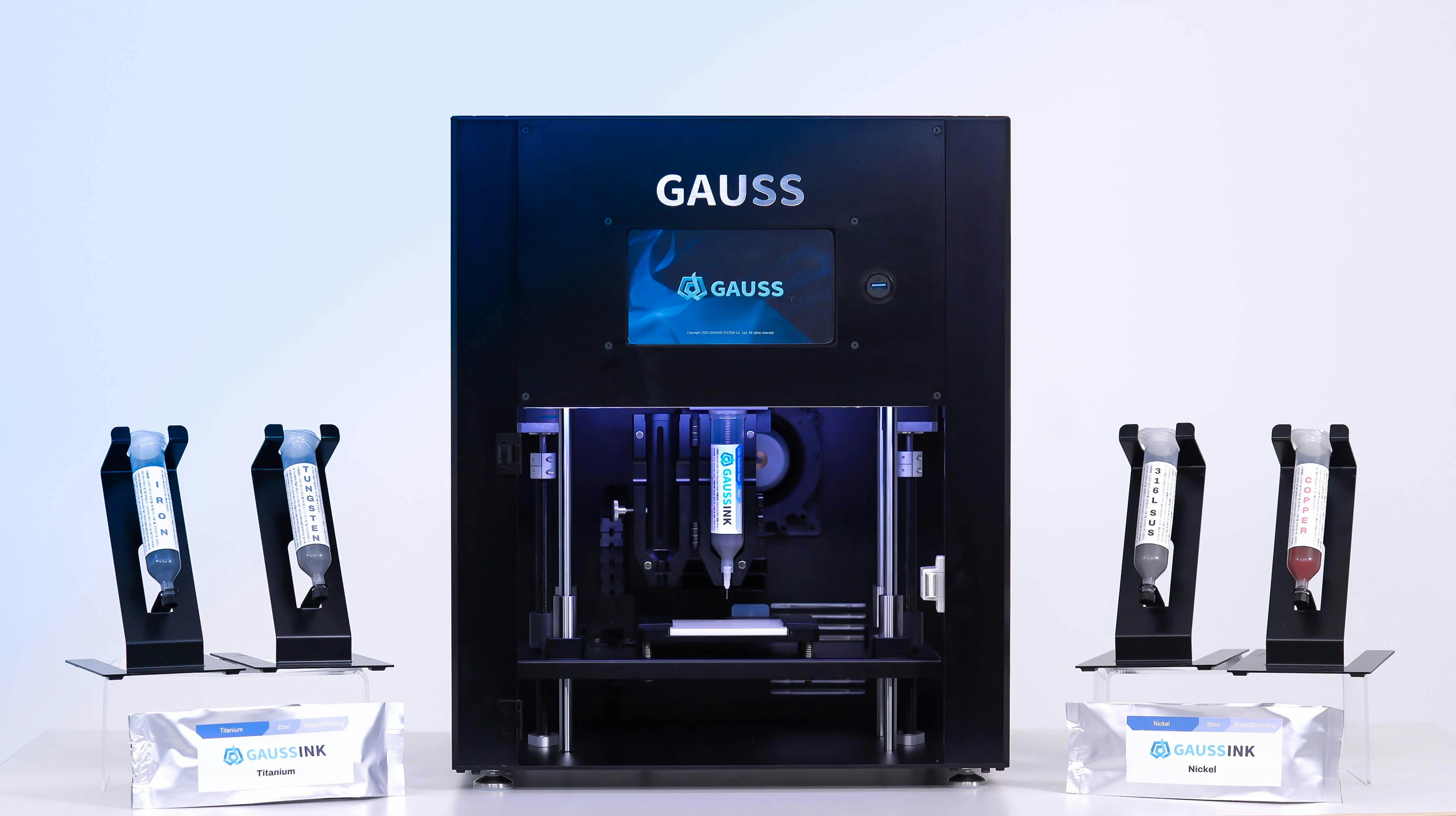 The Gauss MT90 utilizes MetalPrinting's paste-based metal extrusion technology.
