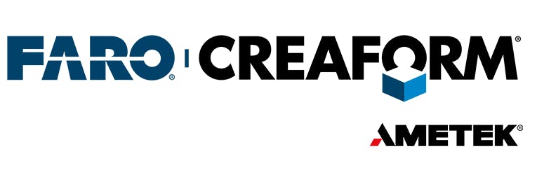 Combined logo for Faro Creaform