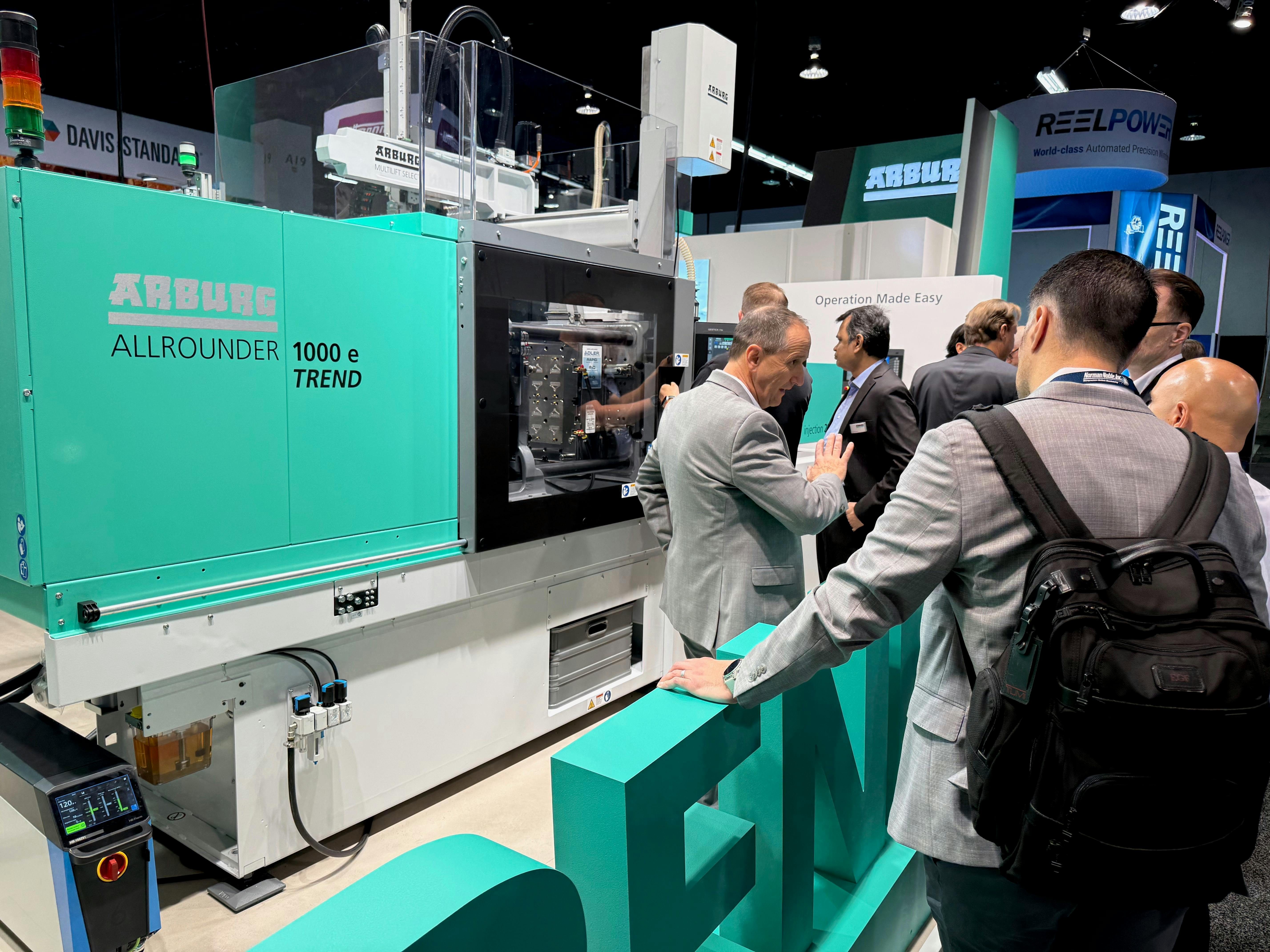 Arburg brought a new Allrounder Trend to MD&M West 2026.