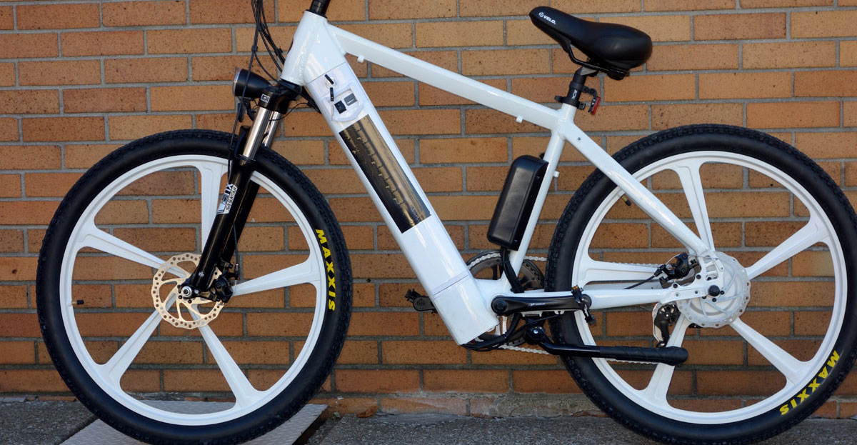 bicycle with battery power