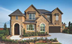 The 3,840-square-foot, five-bedroom Jasmine model in Houston is one of dozens of net-zero-ready plans offered by builder Meritage Homes throughout its markets in seven states. Meritage uses advanced modeling to optimize every aspect of their homes for energy-efficiency. Tactics include the use of spray foam insulation, high-performance windows, and Energy Star-rated appliances and lighting. The 3,840-square-foot, five-bedroom Jasmine model in Houston is one of dozens of net-zero-ready plans offered by builder Meritage Homes throughout its markets in seven states. Meritage uses advanced modeling to optimize every aspect of their homes for energy-efficiency. Tactics include the use of spray foam insulation, high-performance windows, and Energy Star-rated appliances and lighting.