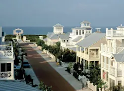 Seaside—heralded as the first example of place-making using principles of New Urbanism—is an 80-acre community in Florida's Panhandle. The final plan for the community was completed in about 1985 and is the result of the efforts of Andrés Duany and Elizabeth Plater-Zyberk, with contributions by architect Léon Krier. Seaside—heralded as the first example of place-making using principles of New Urbanism—is an 80-acre community in Florida's Panhandle. The final plan for the community was completed in about 1985 and is the result of the efforts of Andrés Duany and Elizabeth Plater-Zyberk, with contributions by architect Léon Krier.