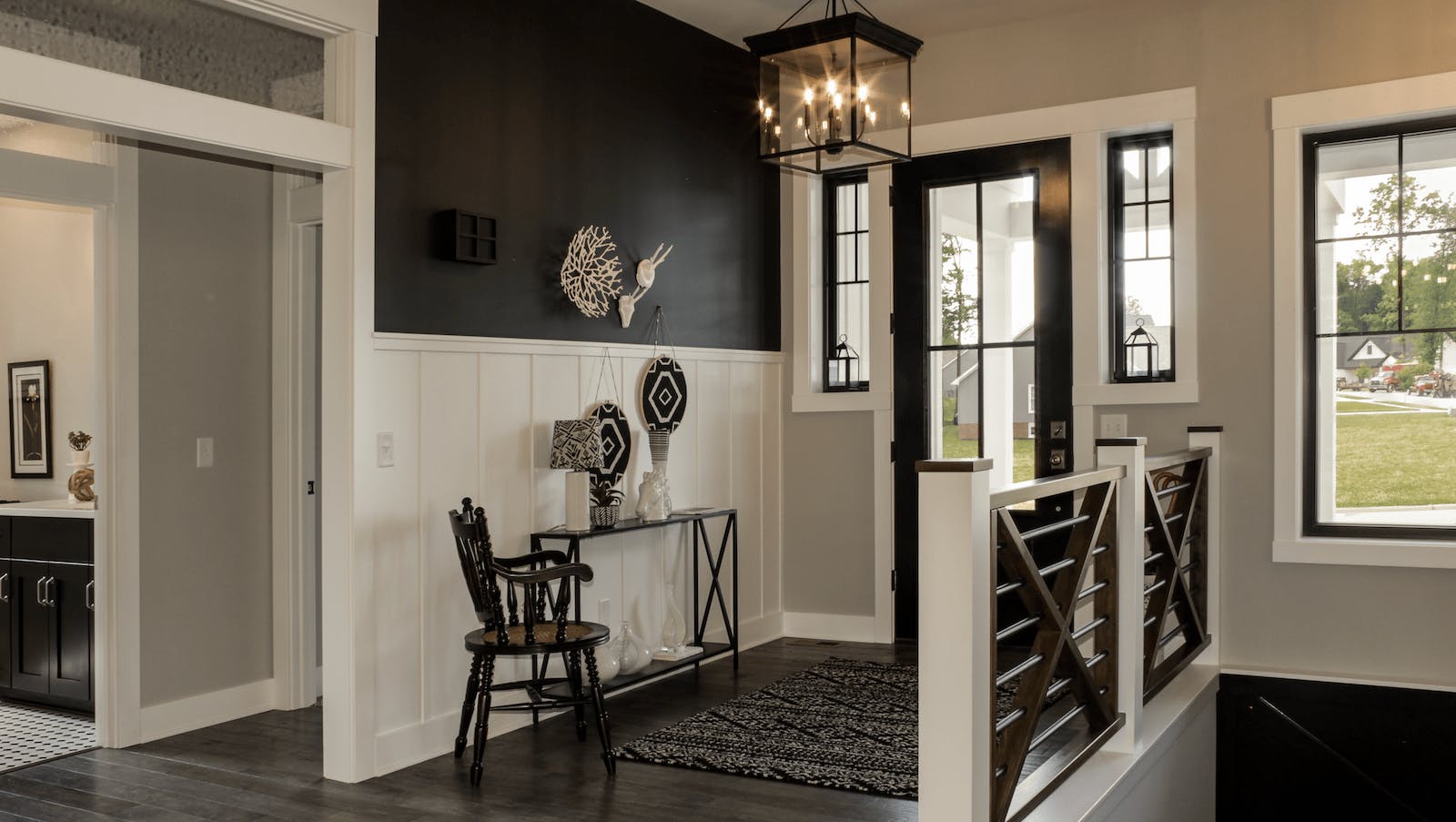 Newer homes like this one are more likely to be constructed with no- or low-VOC paints, glues, flooring, cabinetry, and finishes that decrease indoor air pollutants. But mechanical ventilation systems are still a must in new construction, which creates a much tighter building envelope than older homes.