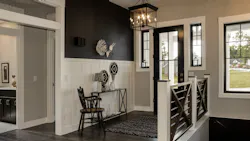 Newer homes like this one are more likely to be constructed with no- or low-VOC paints, glues, flooring, cabinetry, and finishes that decrease indoor air pollutants. But mechanical ventilation systems are still a must in new construction, which creates a much tighter building envelope than older homes. Newer homes like this one are more likely to be constructed with no- or low-VOC paints, glues, flooring, cabinetry, and finishes that decrease indoor air pollutants. But mechanical ventilation systems are still a must in new construction, which creates a much tighter building envelope than older homes.